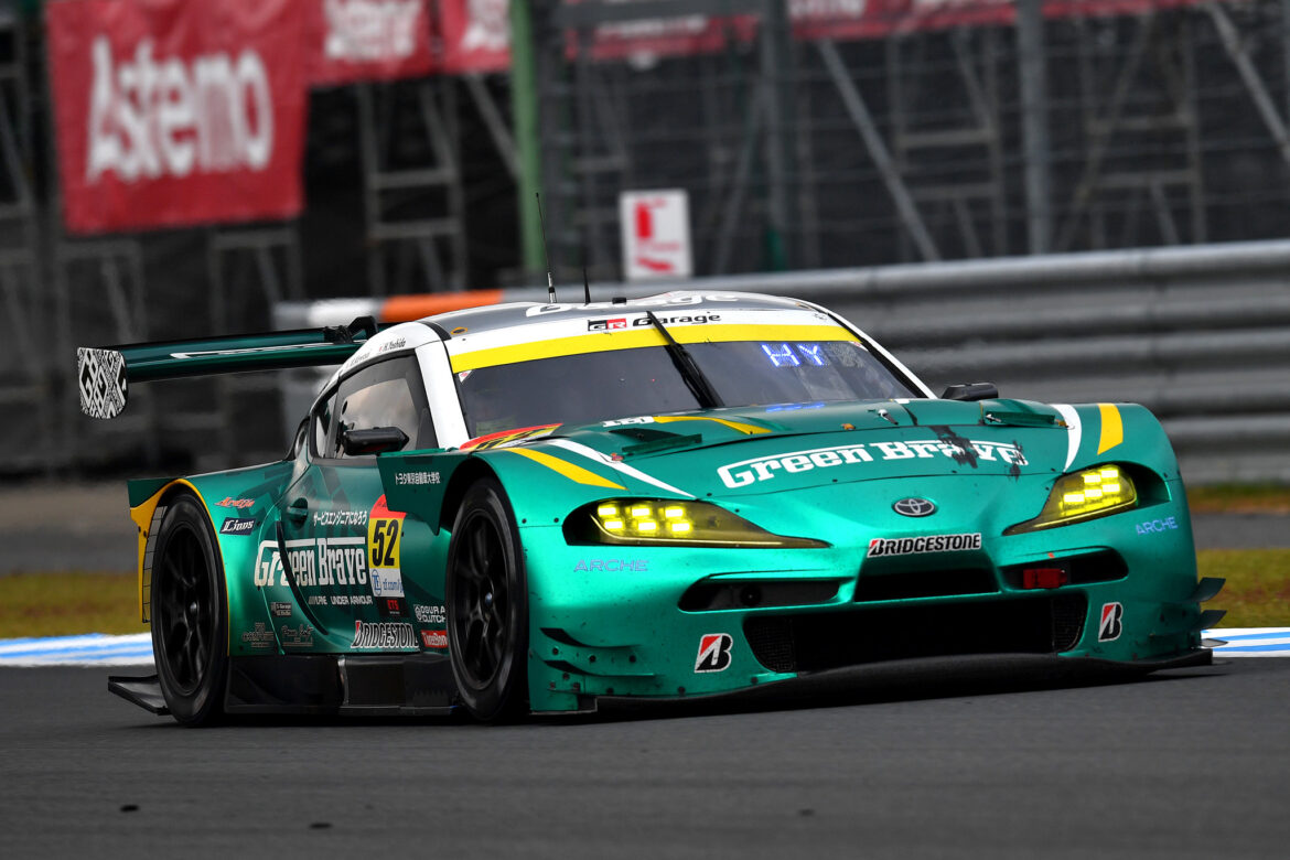SUPER GT Motegi 2023 Saitamatoyopet GreenBrave GR Supra GT
