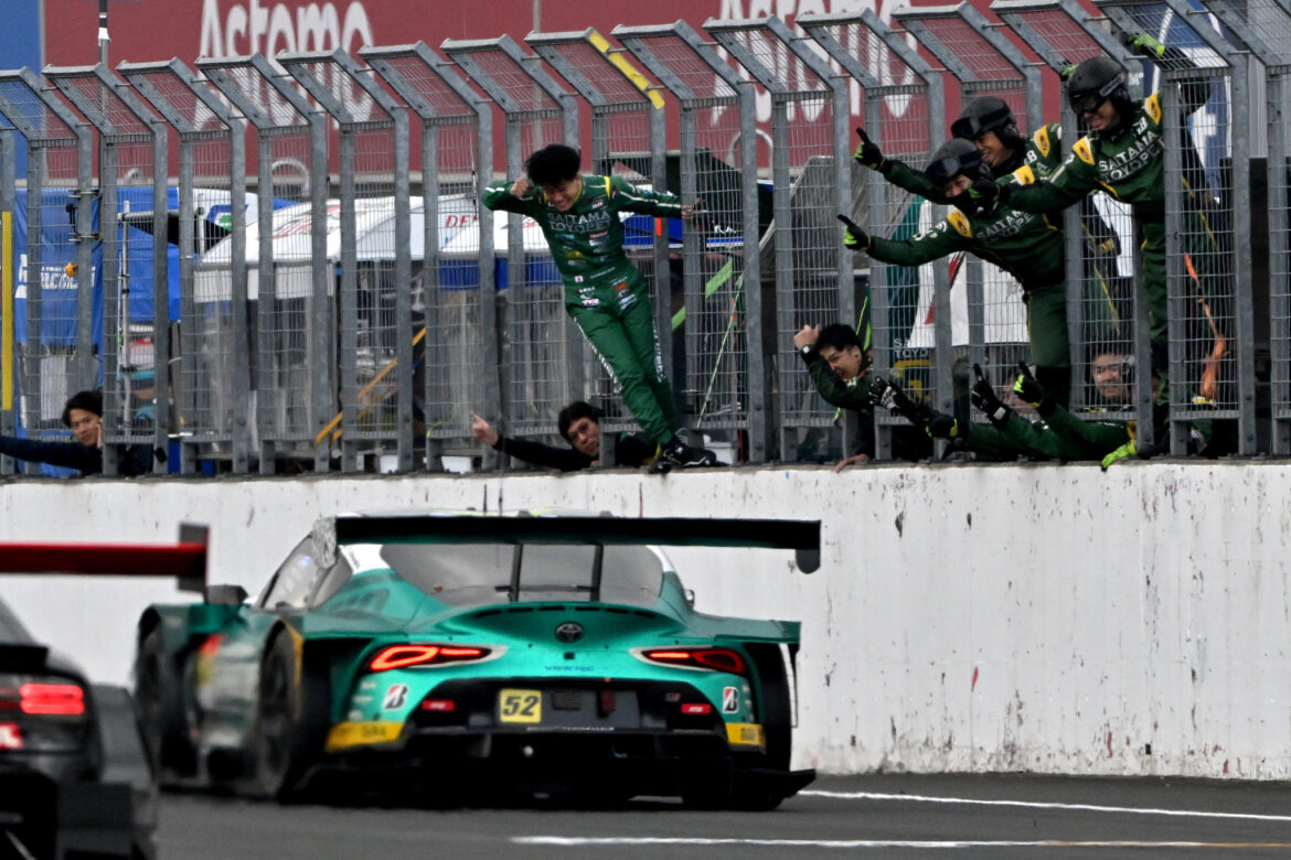 SUPER GT Motegi 2023 Saitamatoyopet GreenBrave GR Supra GT GT300 Championship Win