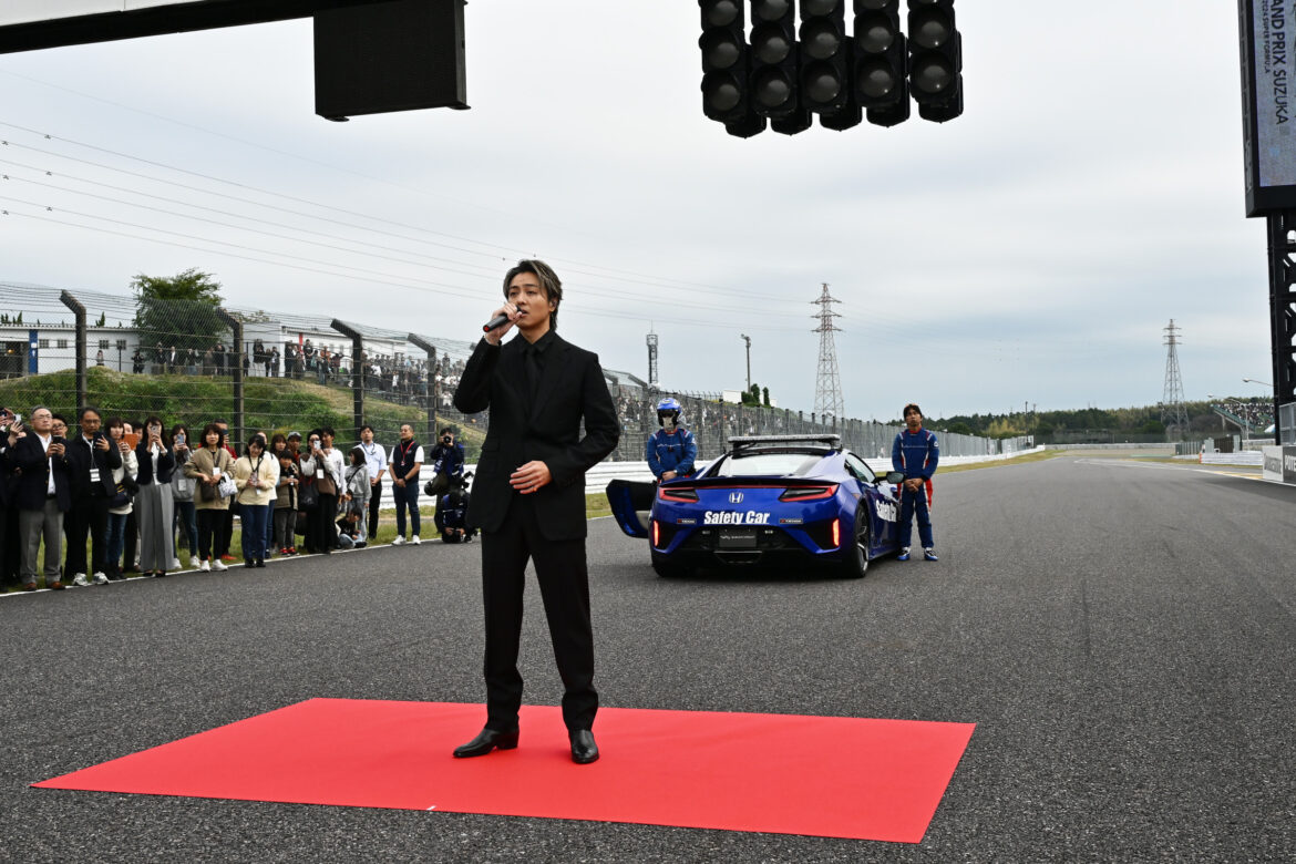 SUPER FORMULA Suzuka 2024 Exile Takahiro National Anthem
