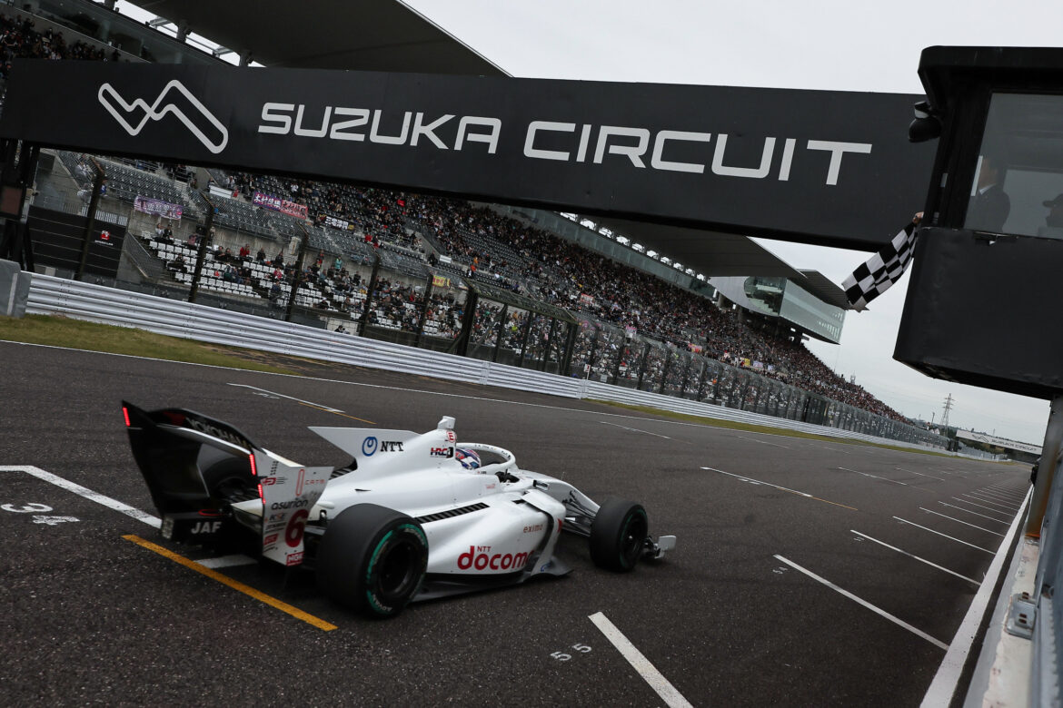 SUPER FORMULA Suzuka 2024 Kakunoshin Ohta Finish