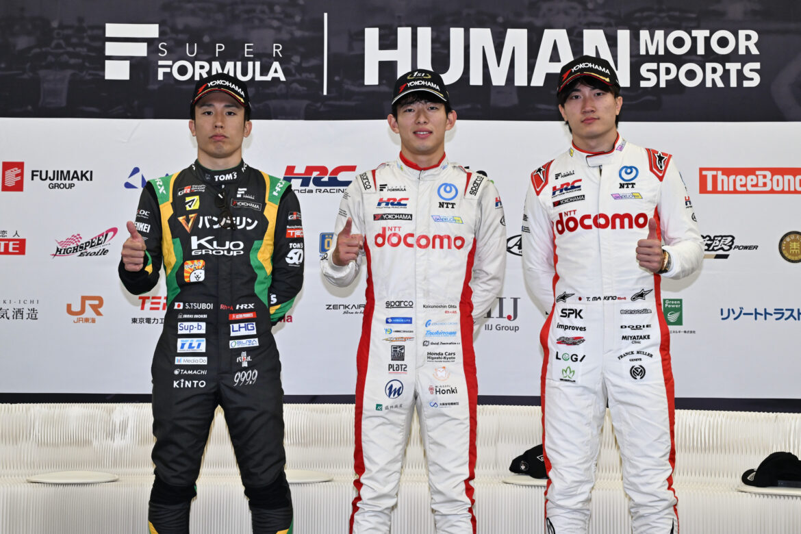 SUPER FORMULA Suzuka 2024 Top 3 Finishers