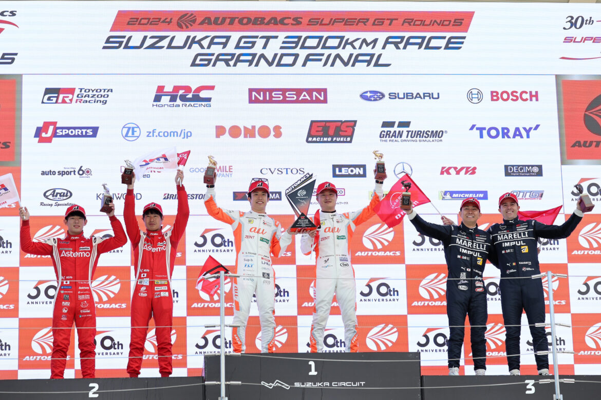 SUPER GT Suzuka 2024 GT500 Podium