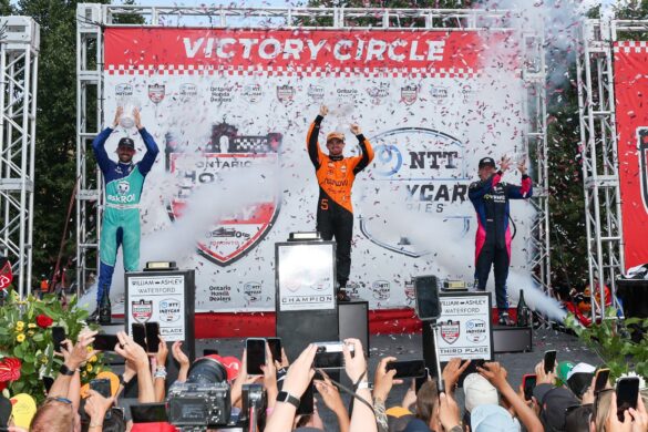 Rinus VeeKay_ Pato O_Ward and Kyffin Simpson – Ontario Honda Dealers Indy Toronto – By_ Chris Owens_Large Image Without Watermark_m138184