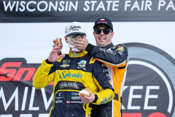 Scott McLaughlin and Christian Rasmussen – Snap-On Milwaukee Mile 250 – By_ Chris Owens_Large Image Without Watermark_m141731