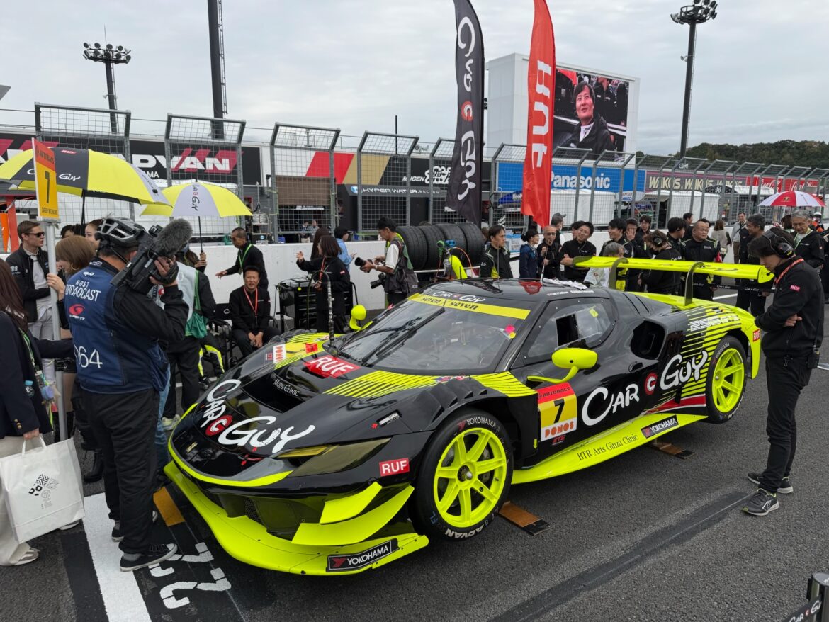SUPER GT Motegi 2025 CarGuy Ferrari 296 GT3 Grid